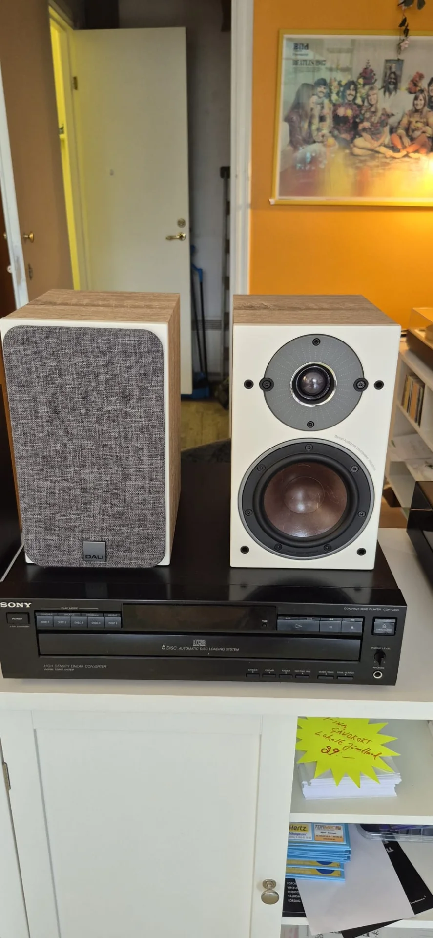 Pro-Ject E1.2 och Bluesound Powernode