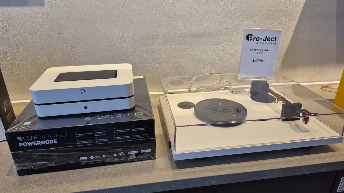 Stereoanläggning i Vinylhem Östersund